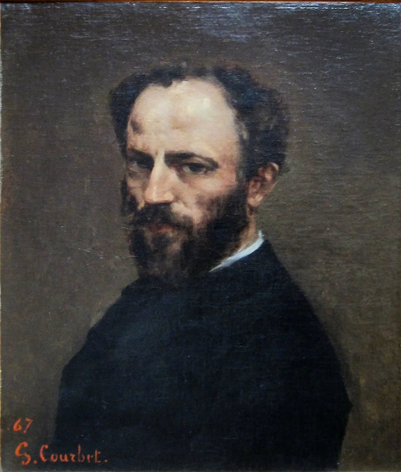 Портрет Аман Готье (1825-1894), художник - Гюстав Курбе