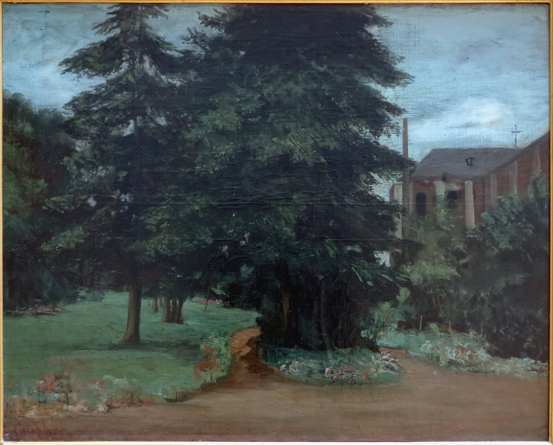 Le jardin de l'abbaye de Loos-lez-Lille - Gustave Courbet