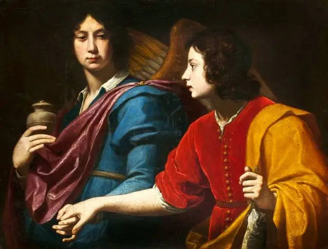 Tobie et l’archange Raphaël. - Lorenzo Lippi - Alpha Reproduction