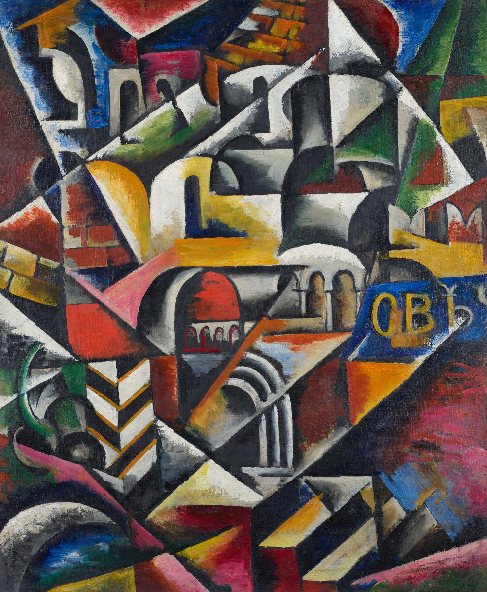 Kubistische Stadtlandschaft - Lioubov Popova