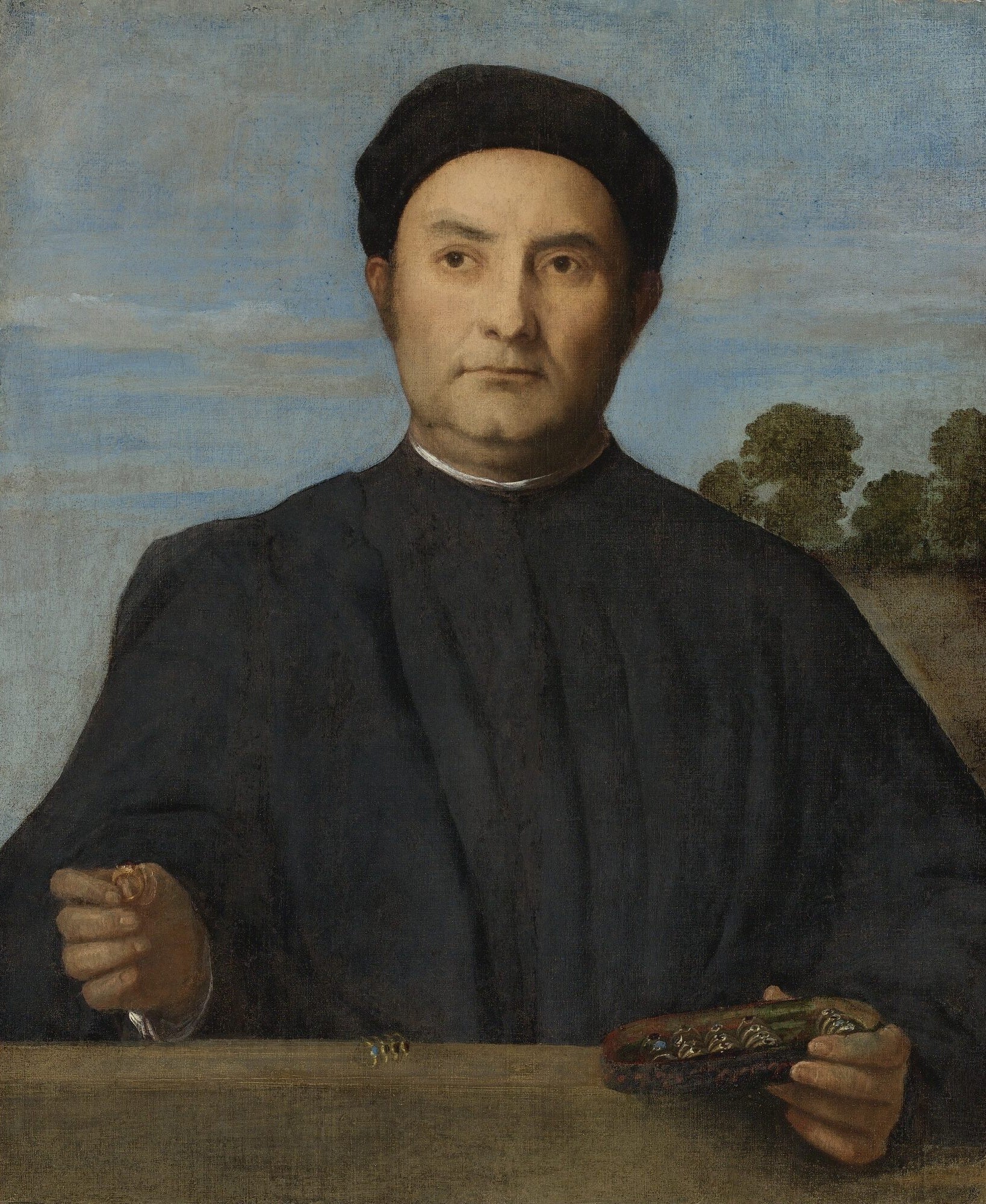 Portrait d'un bijoutier - Lorenzo Lotto