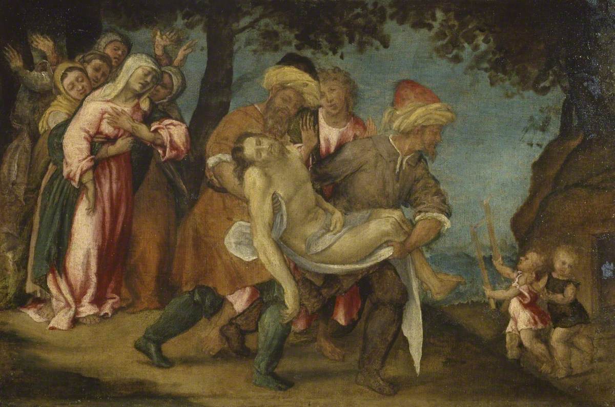 Mise au tombeau - Lorenzo Lotto