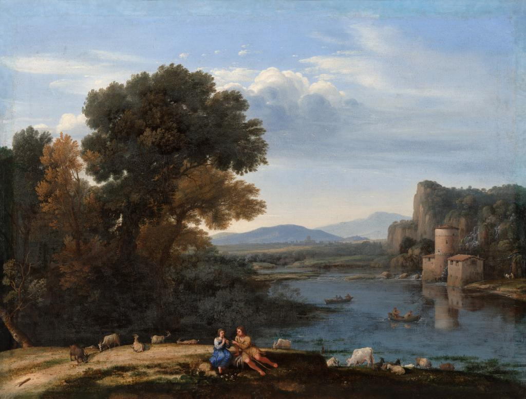 Moulin sur le Tibre - Claude Lorrain