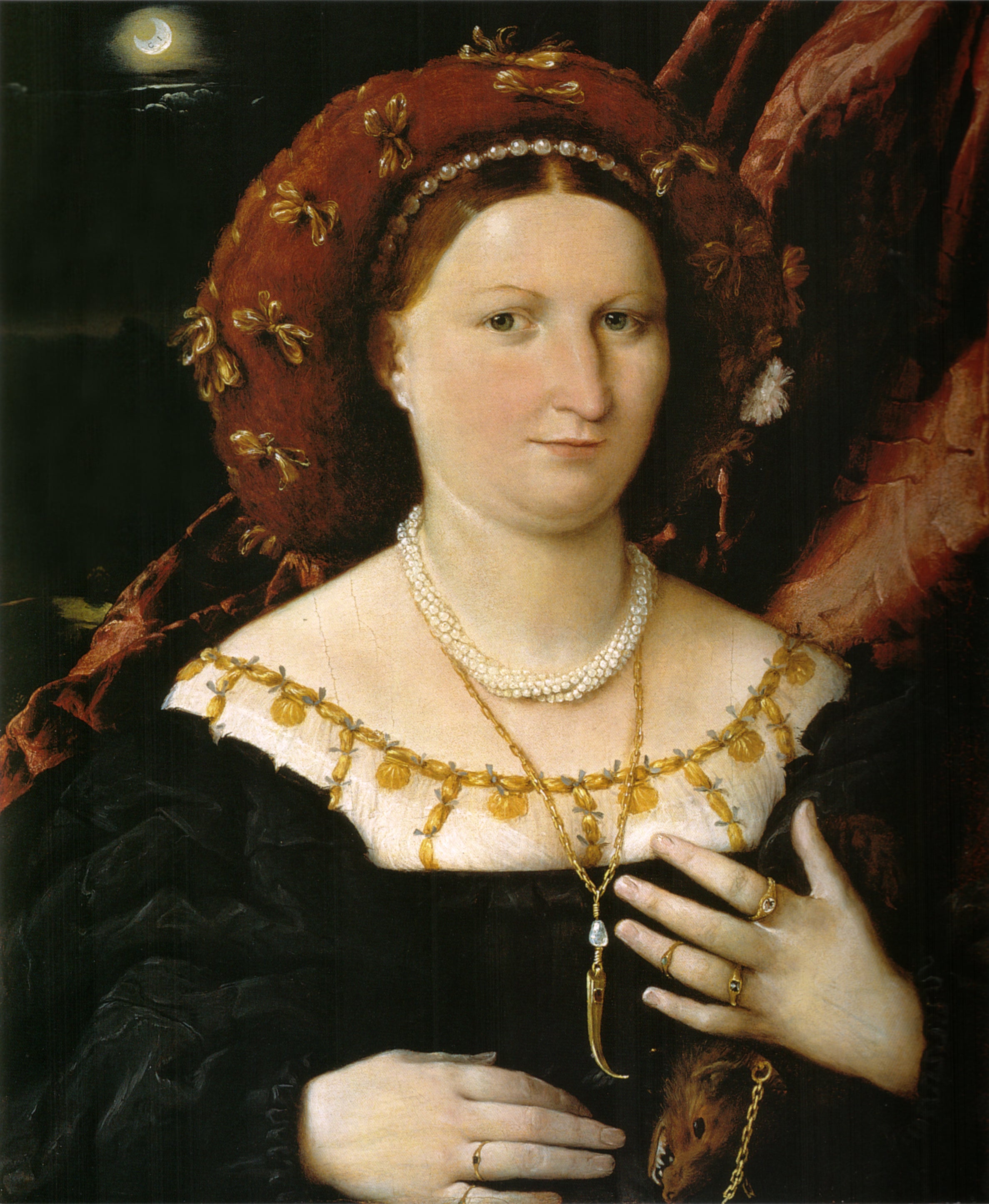 Portrait de Lucina Brembati - Lorenzo Lotto