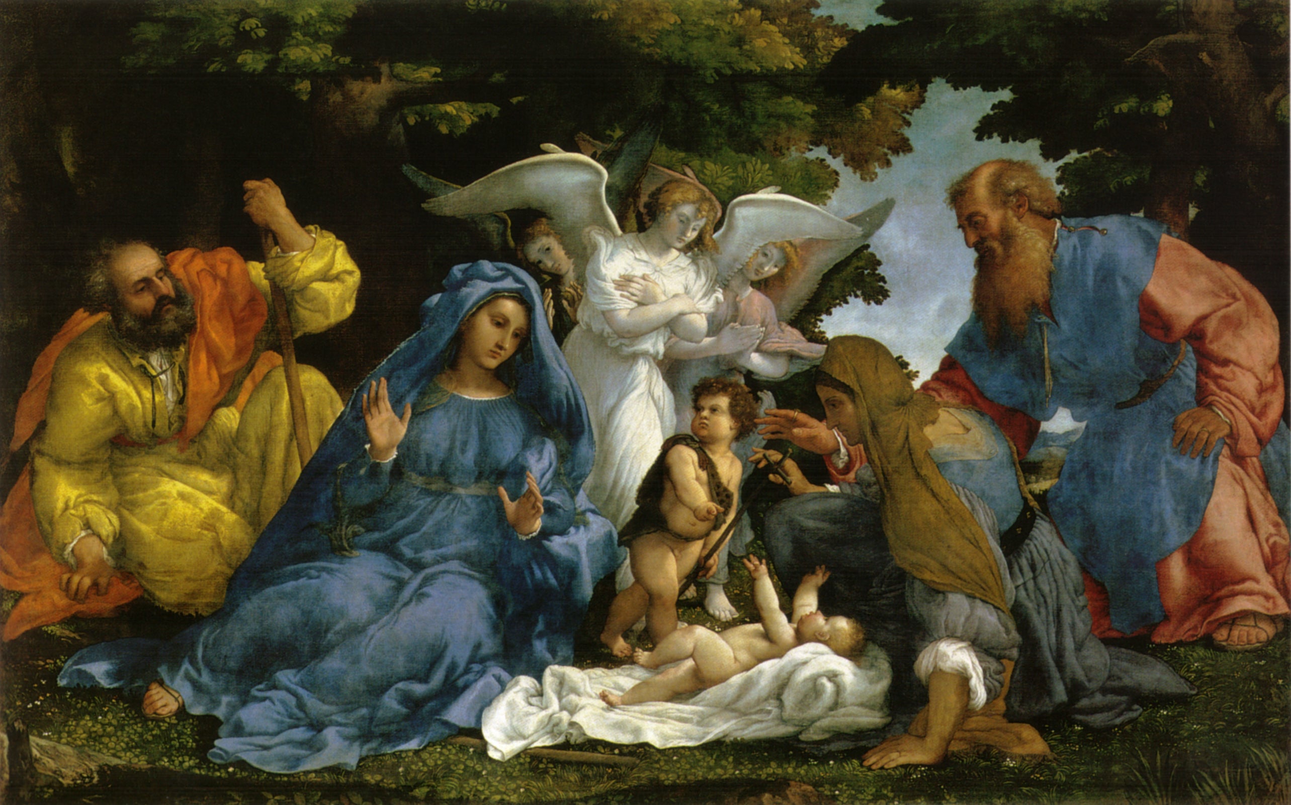 La Reconnaissance de la nature divine du Christ - Lorenzo Lotto