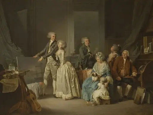 La Famille Gohin - Louis-Léopold Boilly - Alpha Reproduction