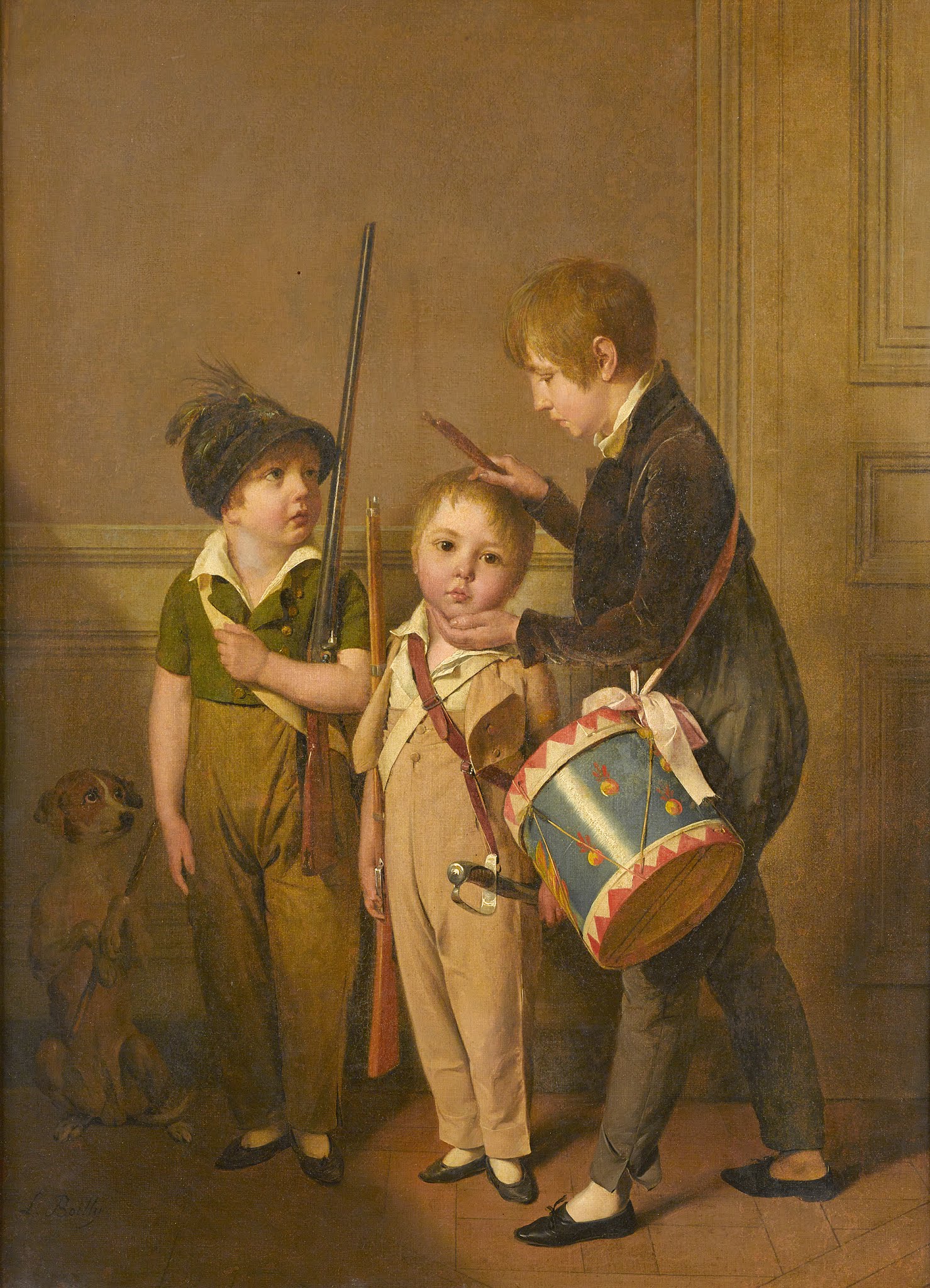 Mes petits soldats - Louis-Léopold Boilly