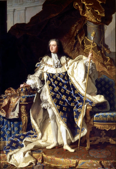 Louis XV roi de France - Hyacinthe Rigaud - Alpha Reproduction