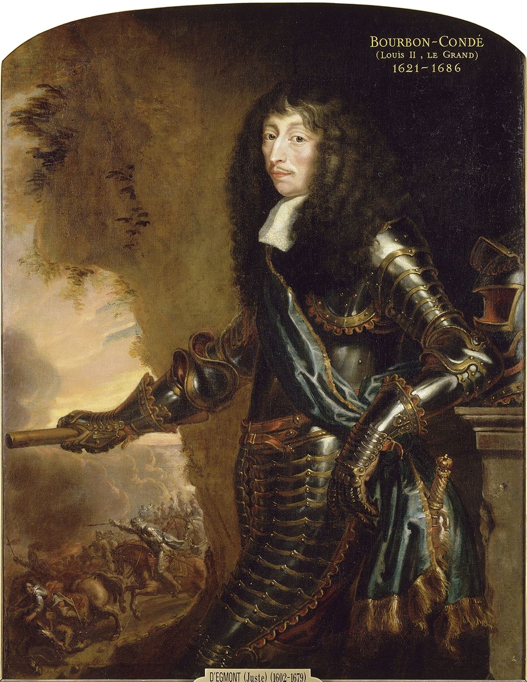 Portrait de Louis II prince de Bourbon surnommé le Grand Condé - Juste d’Egmont - Alpha Reproduction