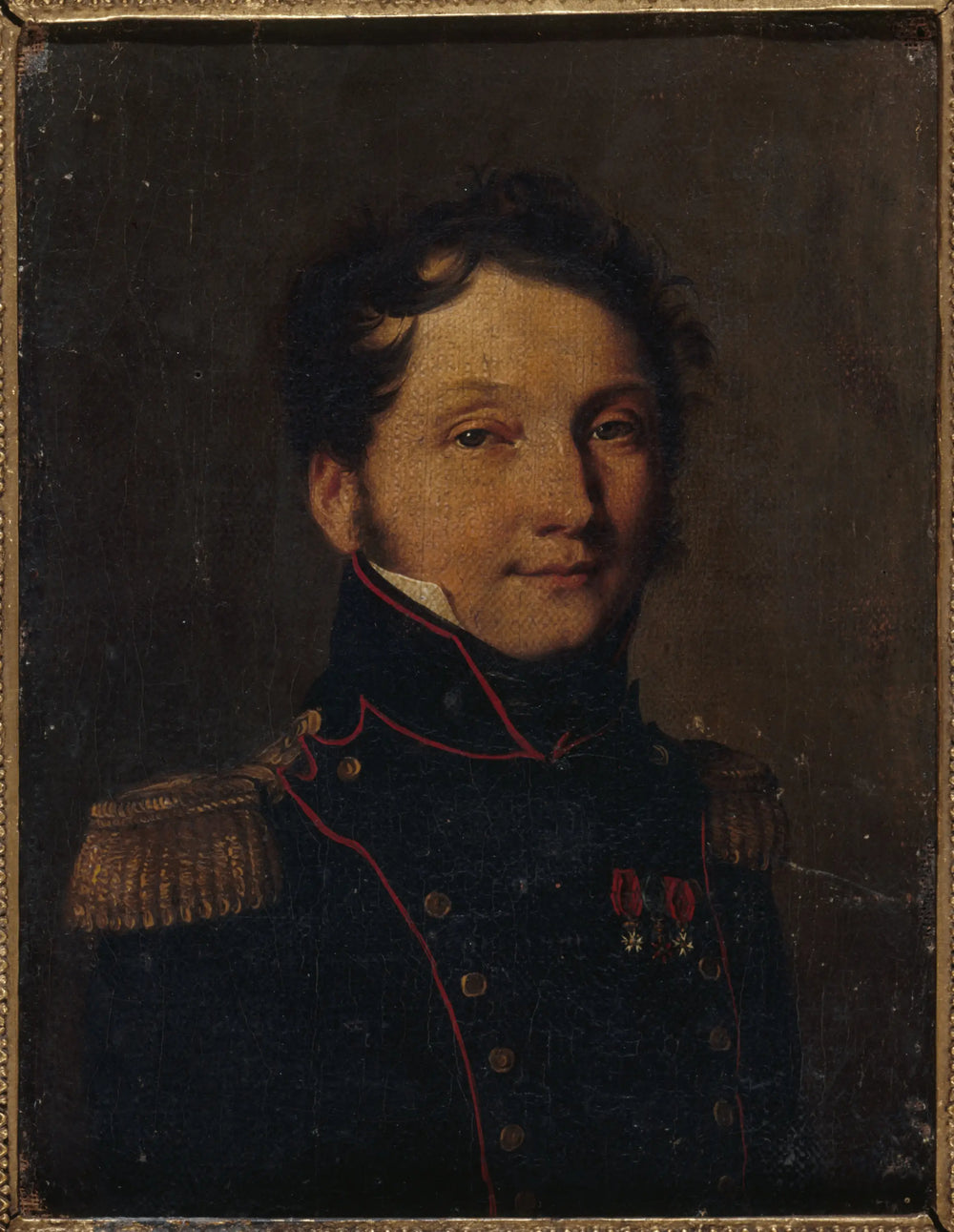 Portrait dit du capitaine Jules Raulin - Louis-Léopold Boilly - Alpha Reproduction