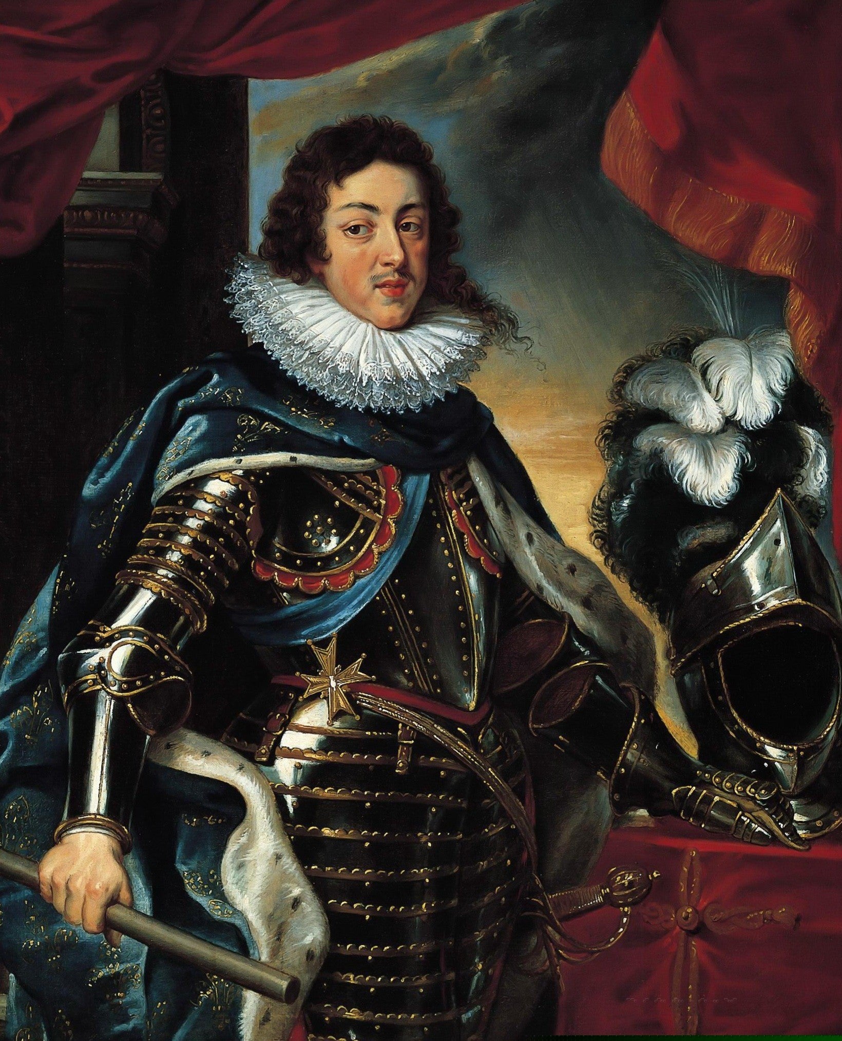 Portrait de Louis XIII en armure - Peter Paul Rubens