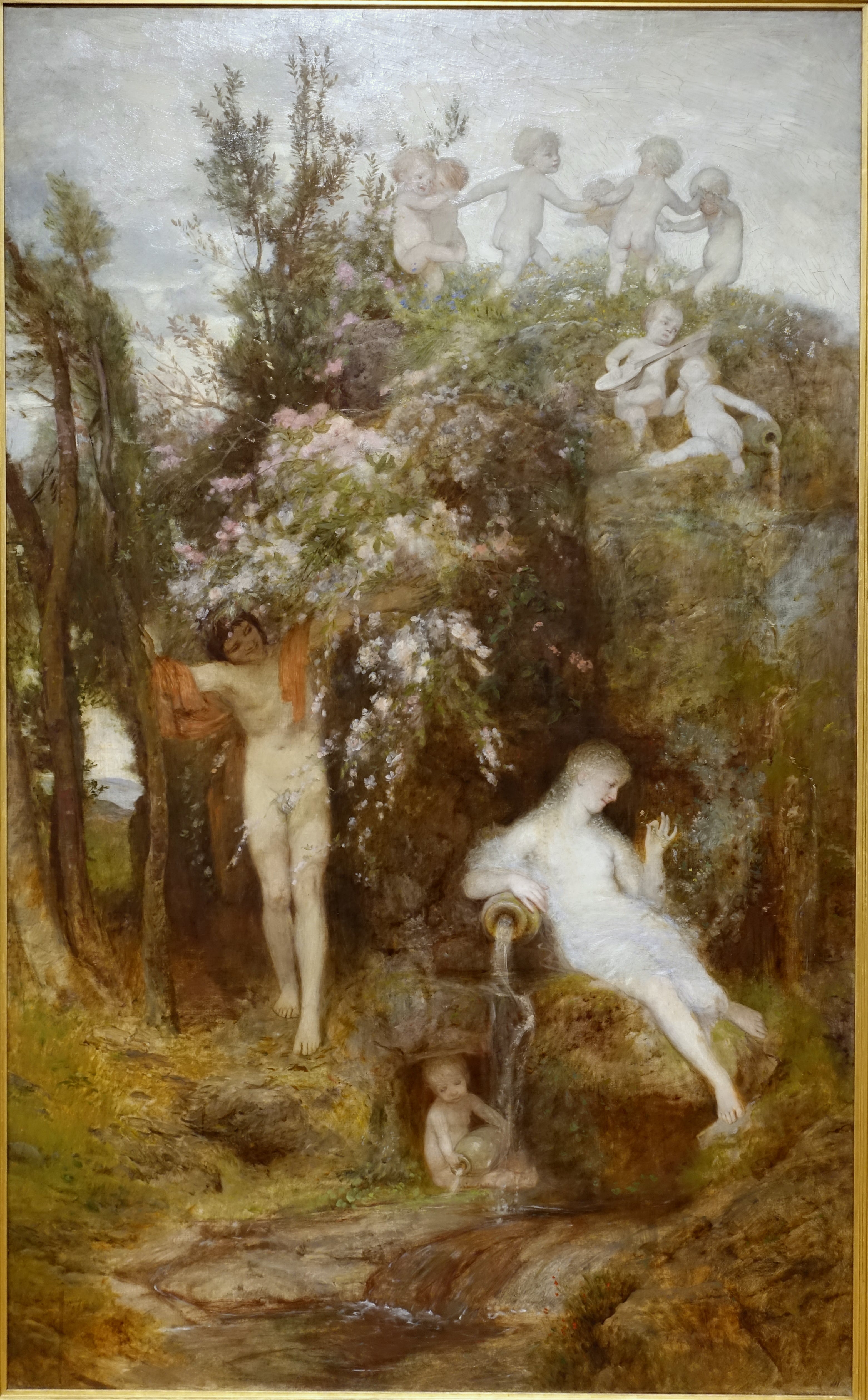 Printemps d'amour - Arnold Böcklin