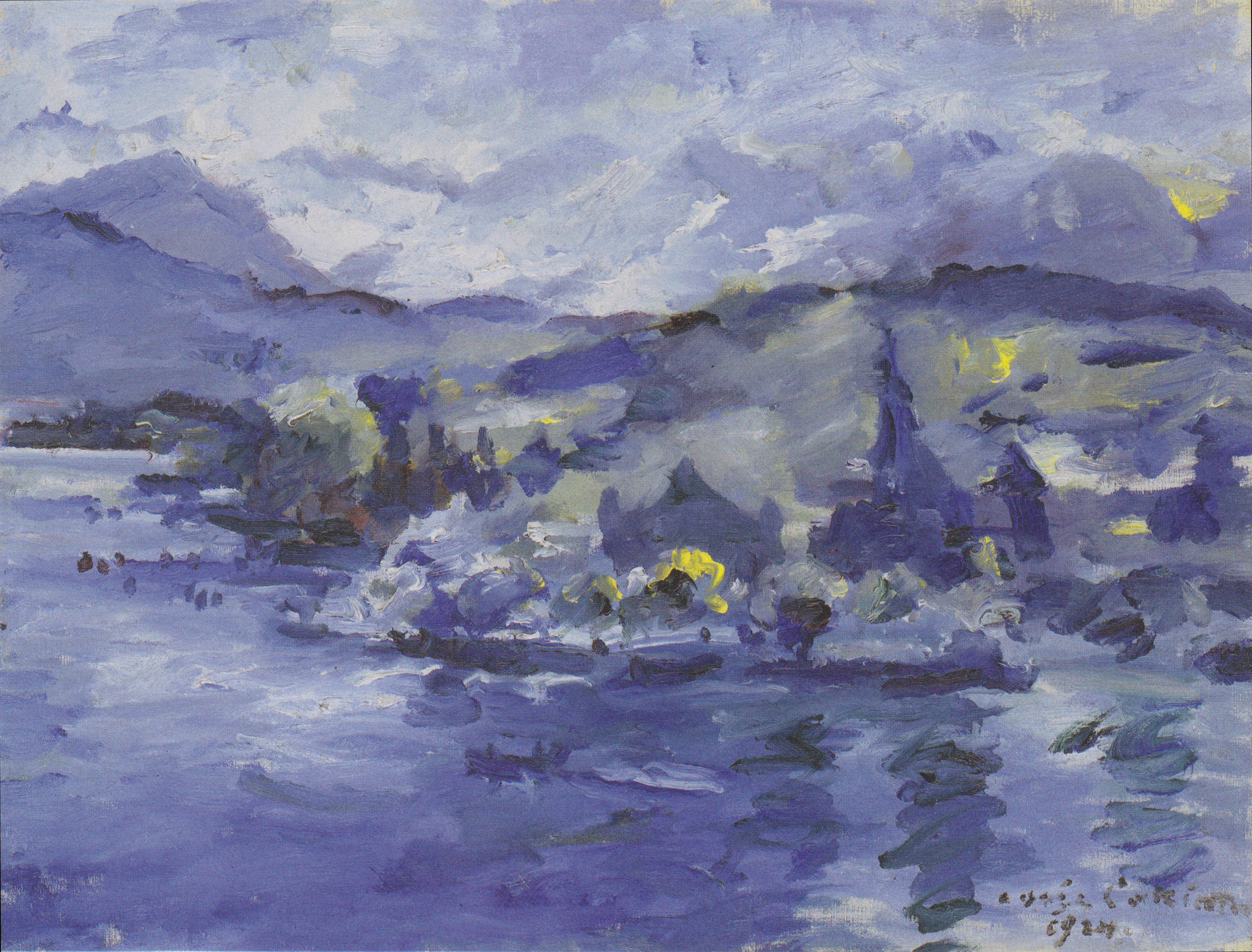 Lac de Lucerne l'après-midi - Lovis Corinth