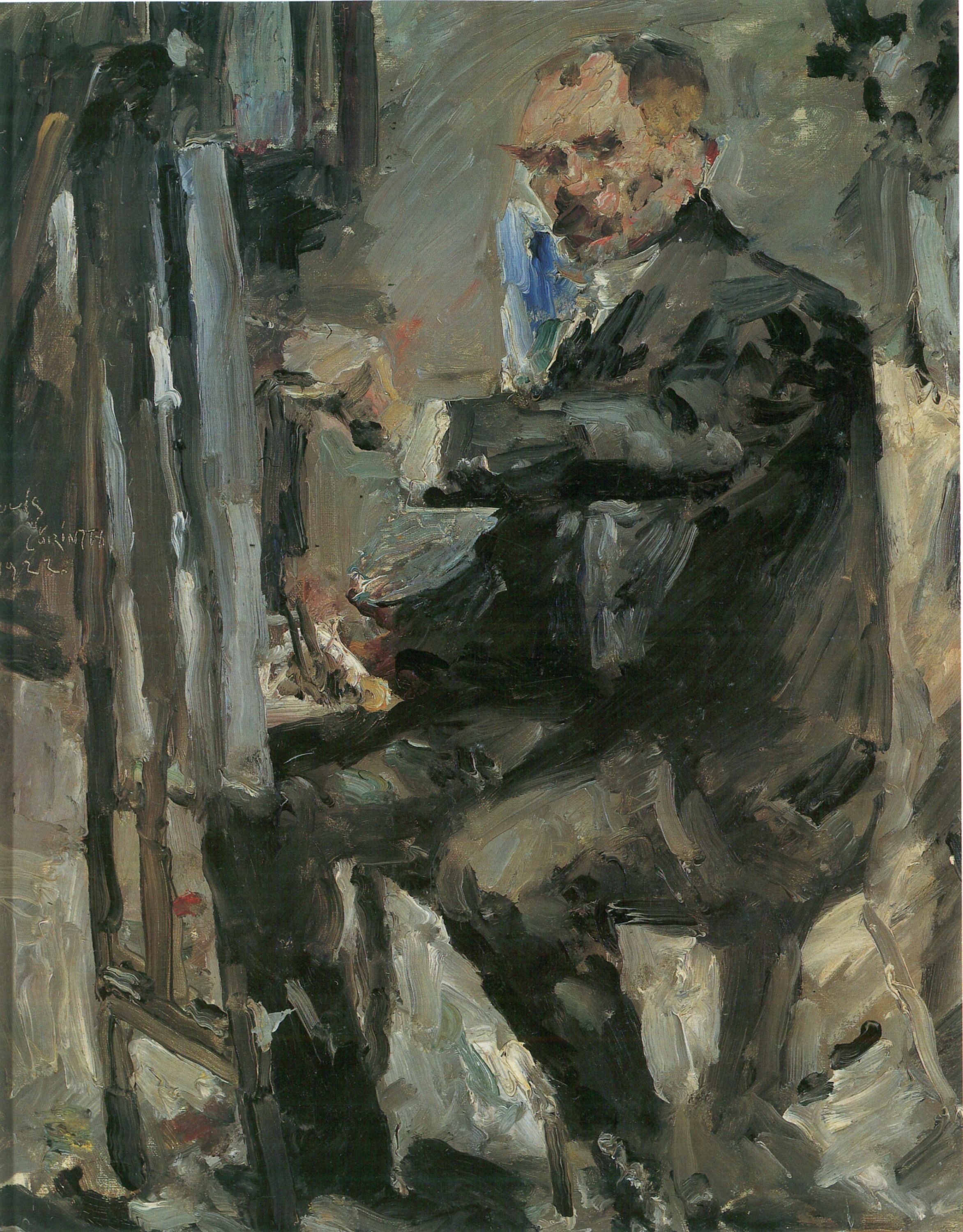 Autoportrait devant le chevalet - Lovis Corinth