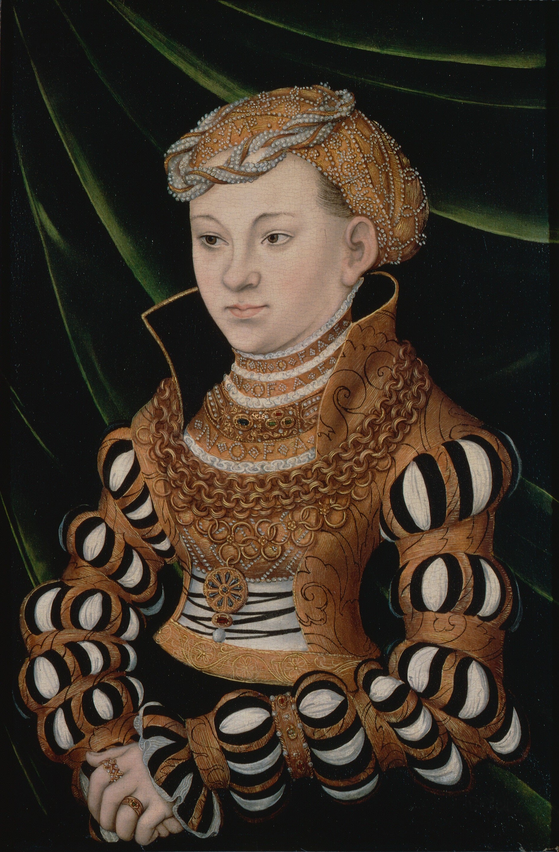 Portrait de la princesse Marguerite de Saxe - Lucas Cranach the Elder