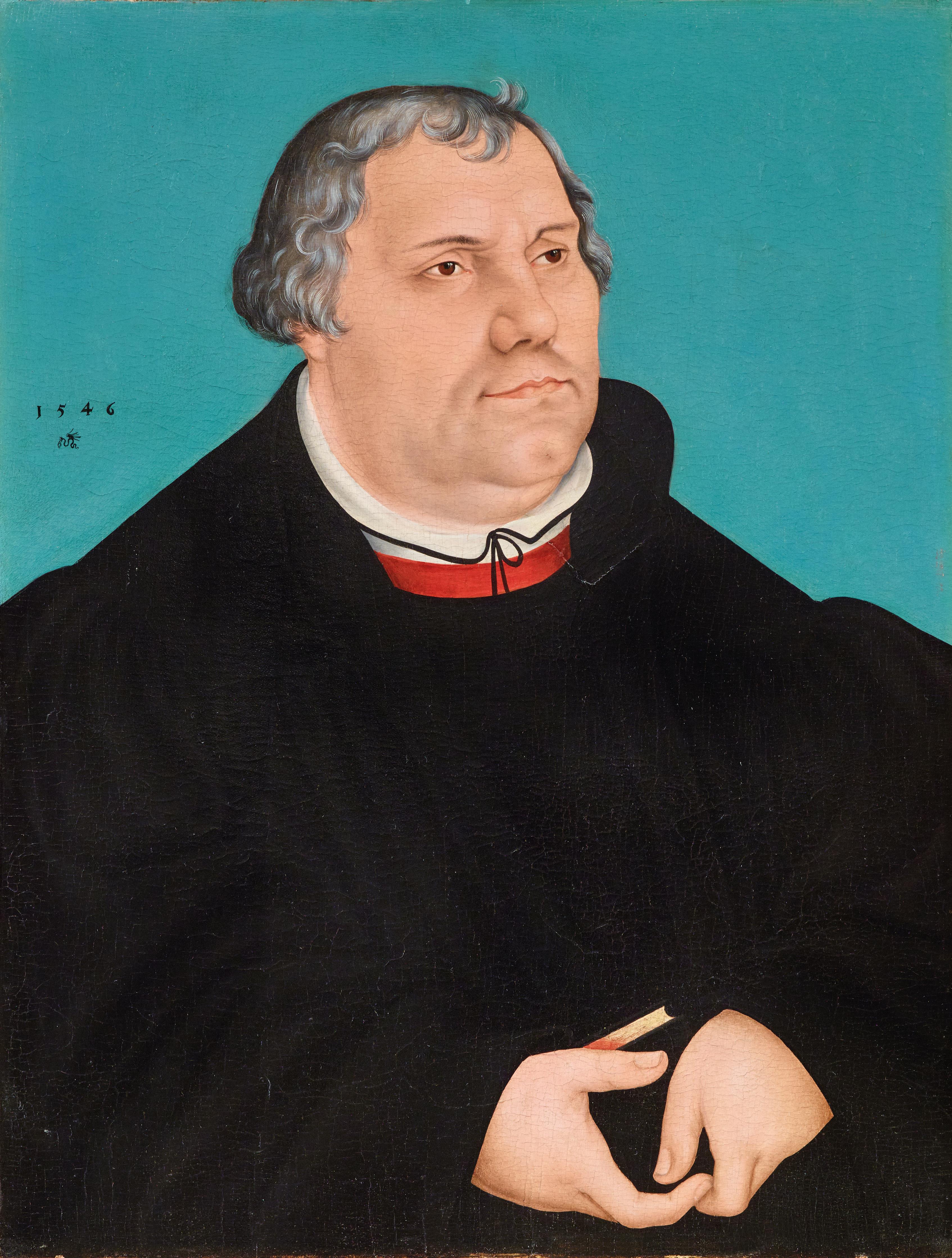 Portrait de Martin Luther - Lucas Cranach the Elder