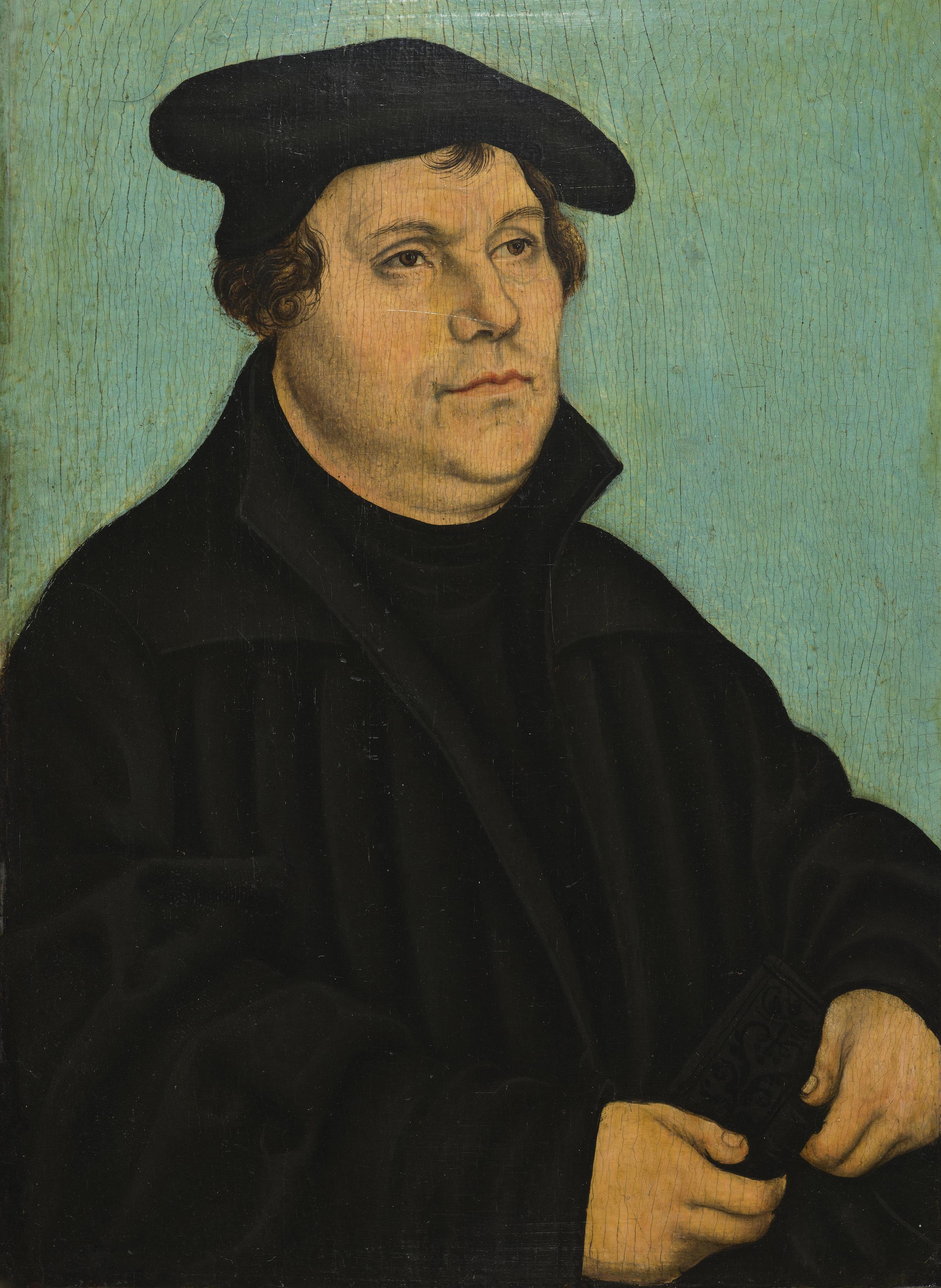 Portrait de Martin Luther - Lucas Cranach the Elder