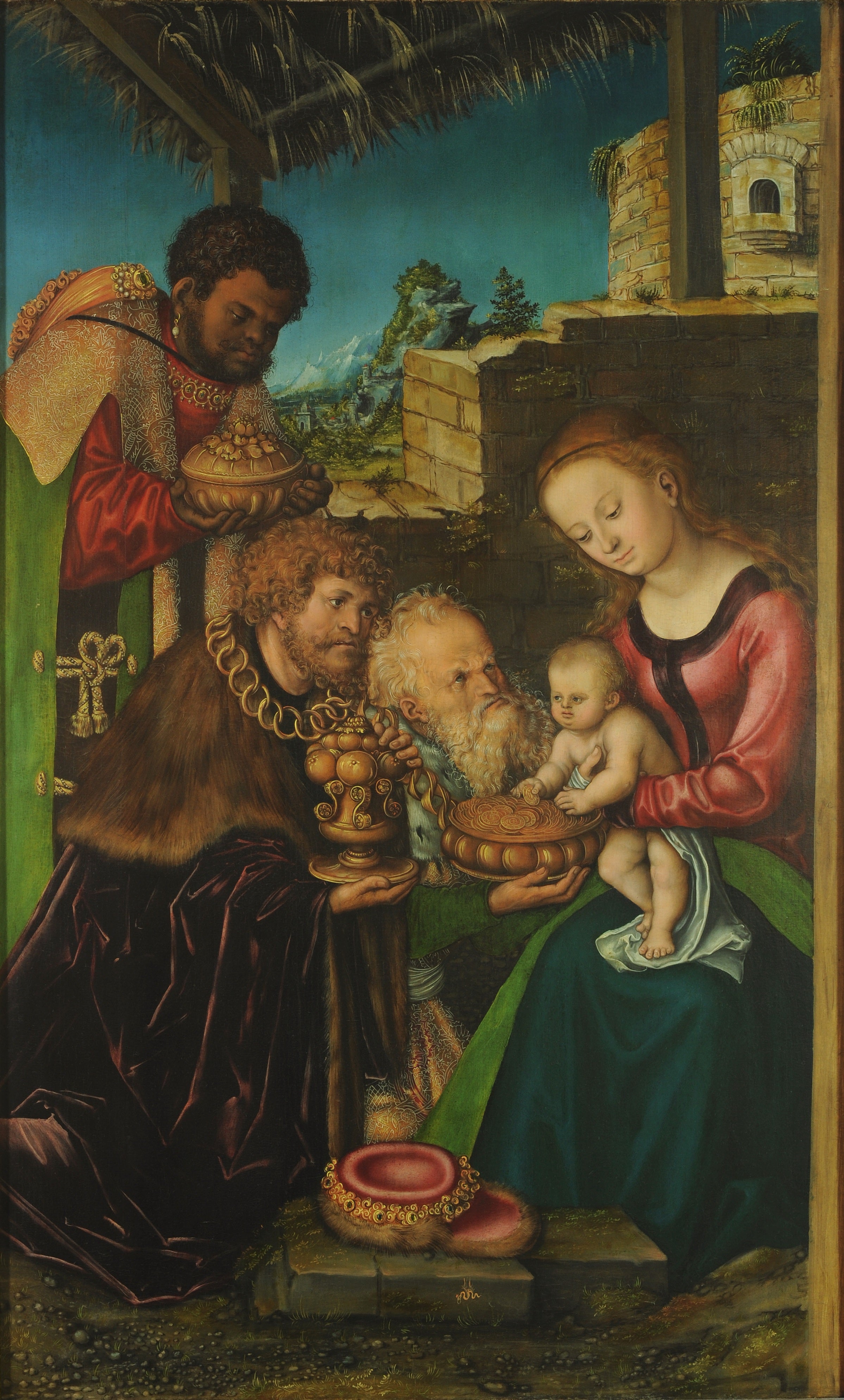 L'adoration des mages - Lucas Cranach the Elder