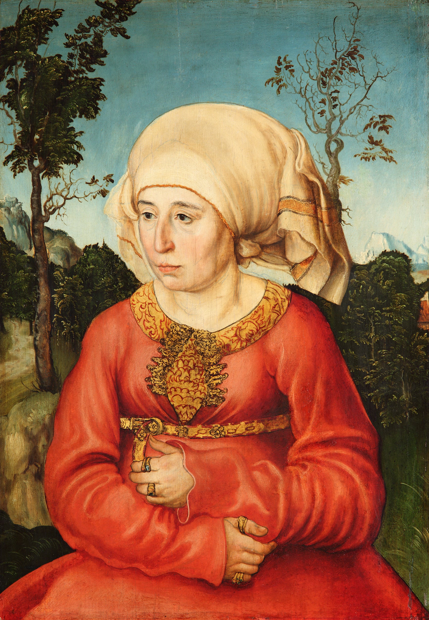 Portrait de l'épouse d'un juriste - Lucas Cranach the Elder