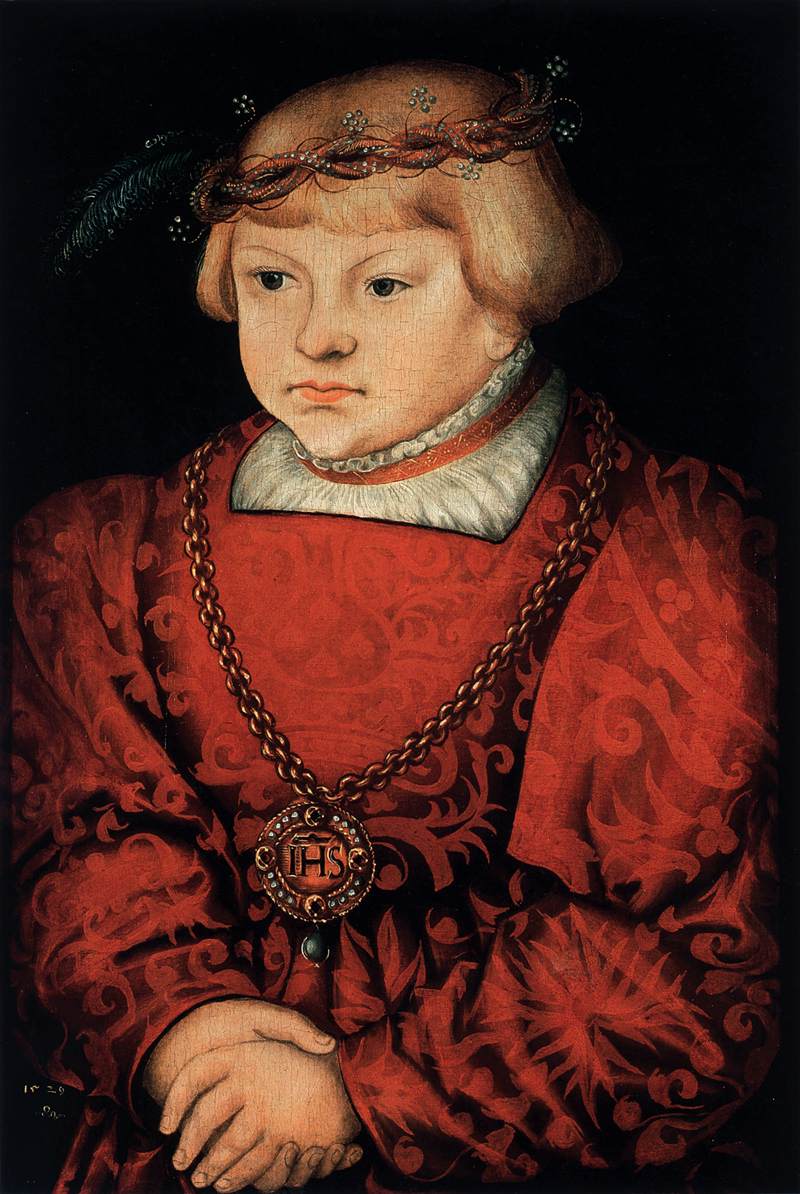 Portrait d'un jeune prince - Lucas Cranach the Elder