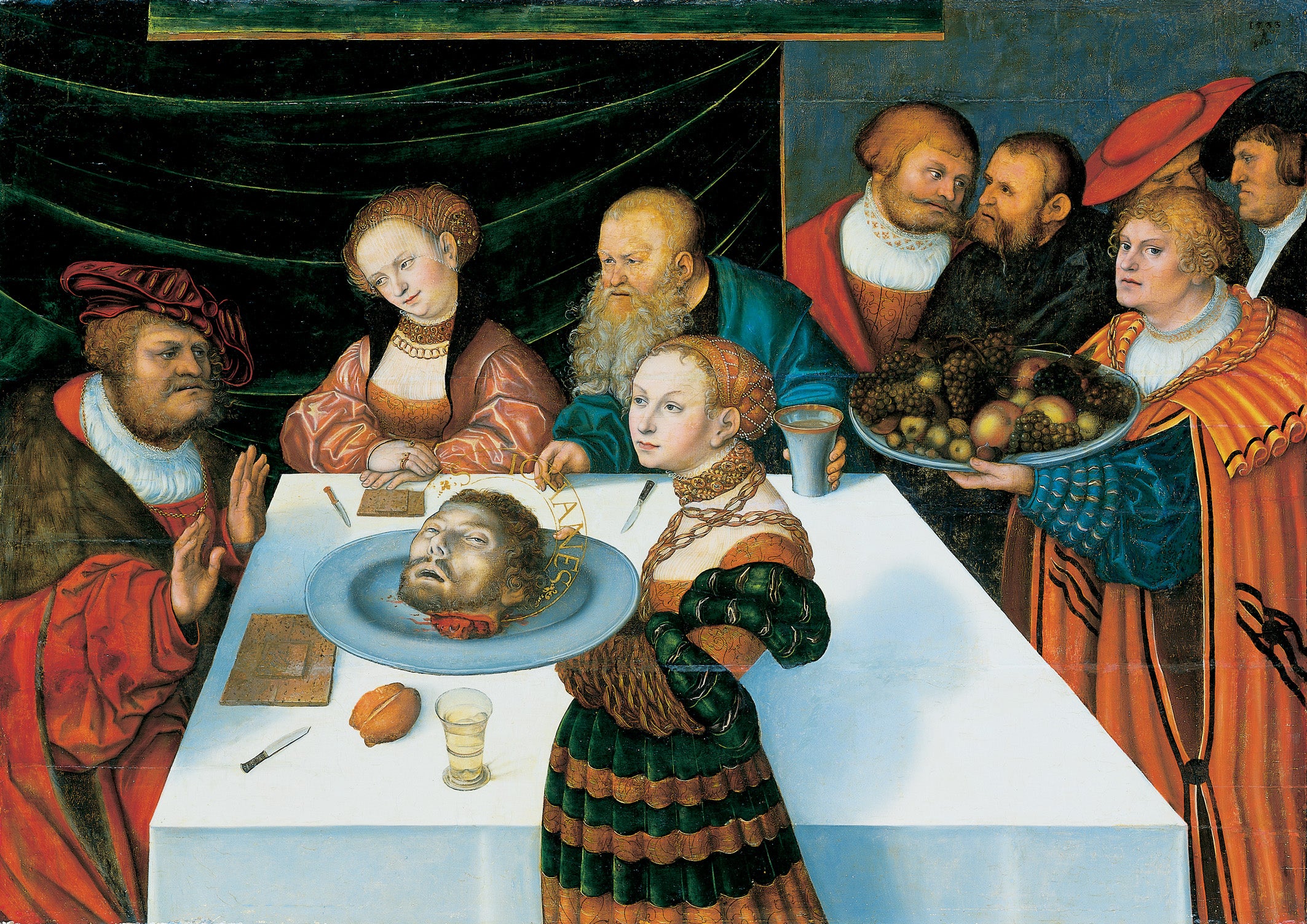 La fête d'Hérode - Lucas Cranach the Elder