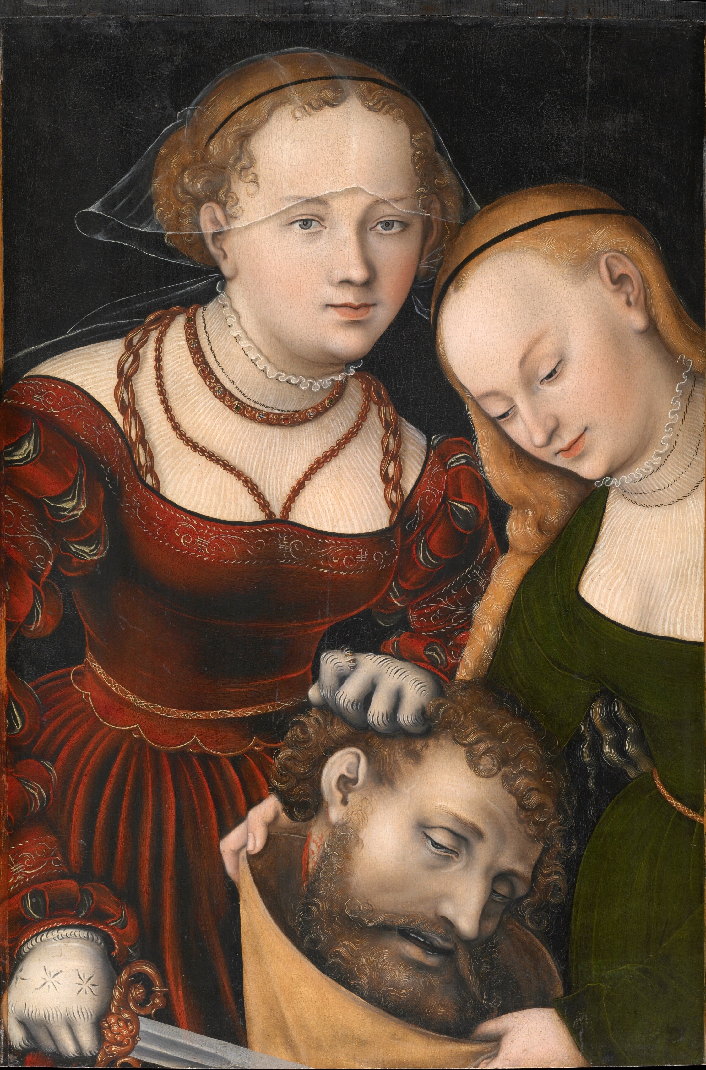 Judith avec la tête d'Holopherne et un serviteur - Lucas Cranach the Elder