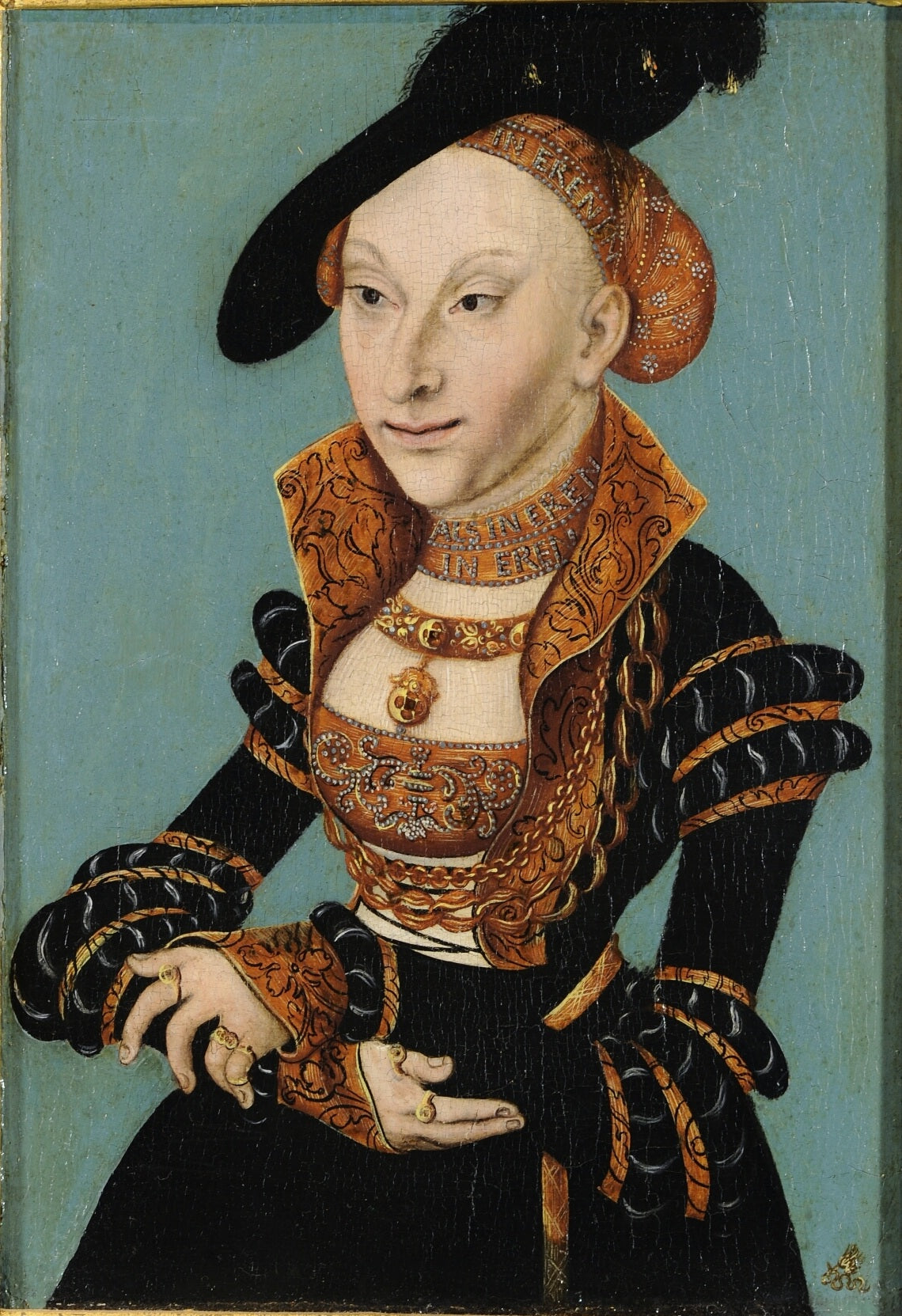 Sibylle de Clèves, duchesse de Saxe (1512-1554) - Lucas Cranach the Elder