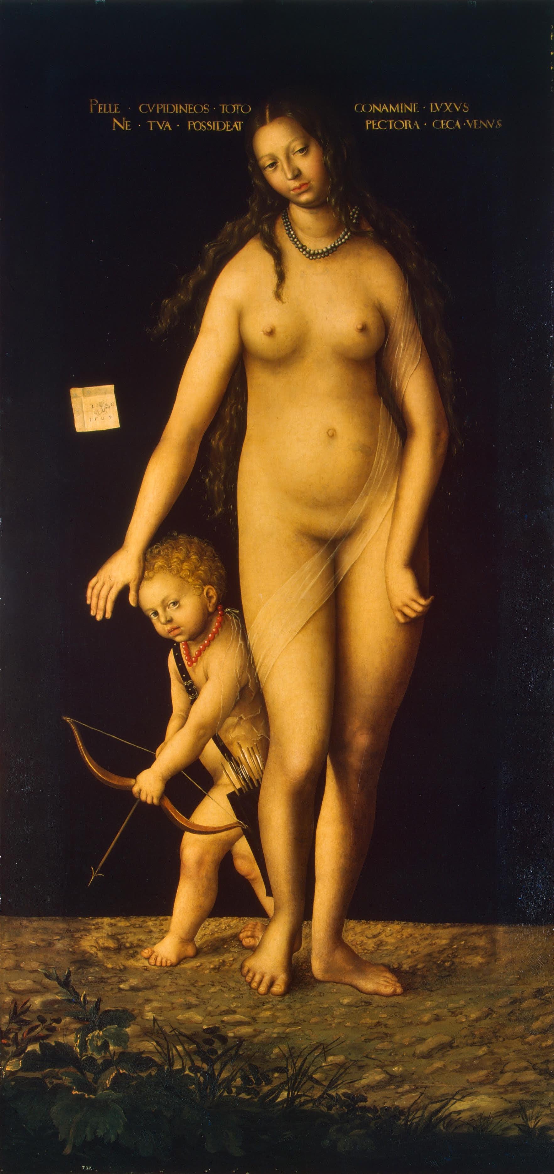 Vénus et Cupidon - Lucas Cranach the Elder