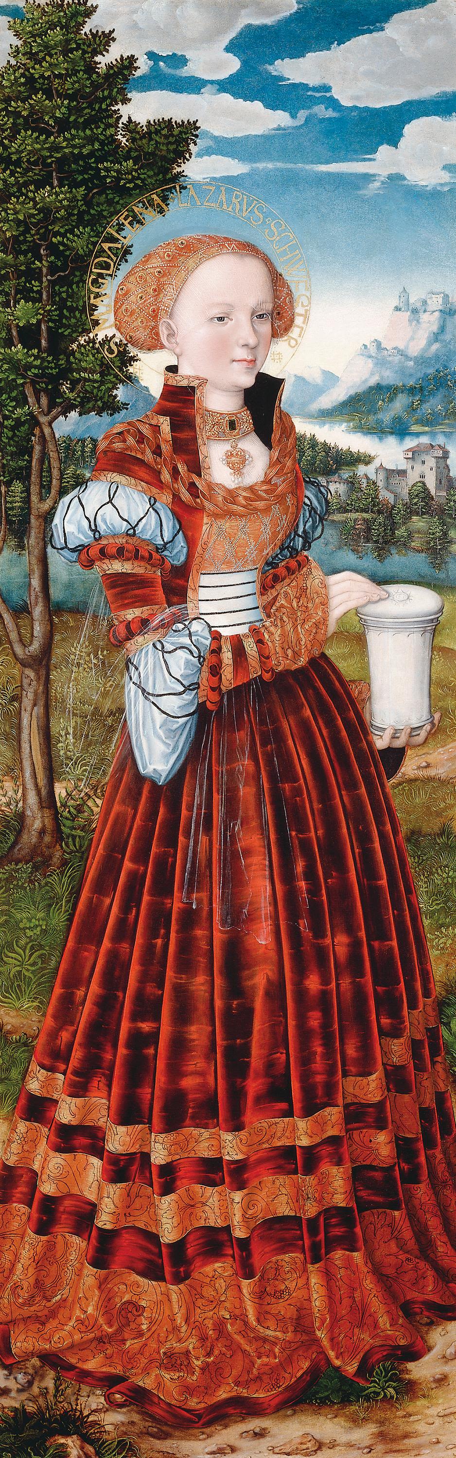 Autel de la Madeleine : Marie-Madeleine - Lucas Cranach the Elder