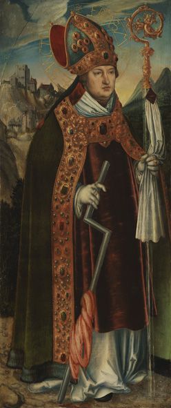 Retable de Pfirtscher : Saint Érasme - Lucas Cranach the Elder