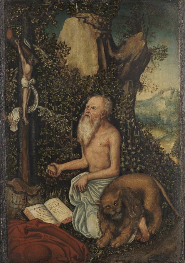 Saint Jérôme - Lucas Cranach the Elder