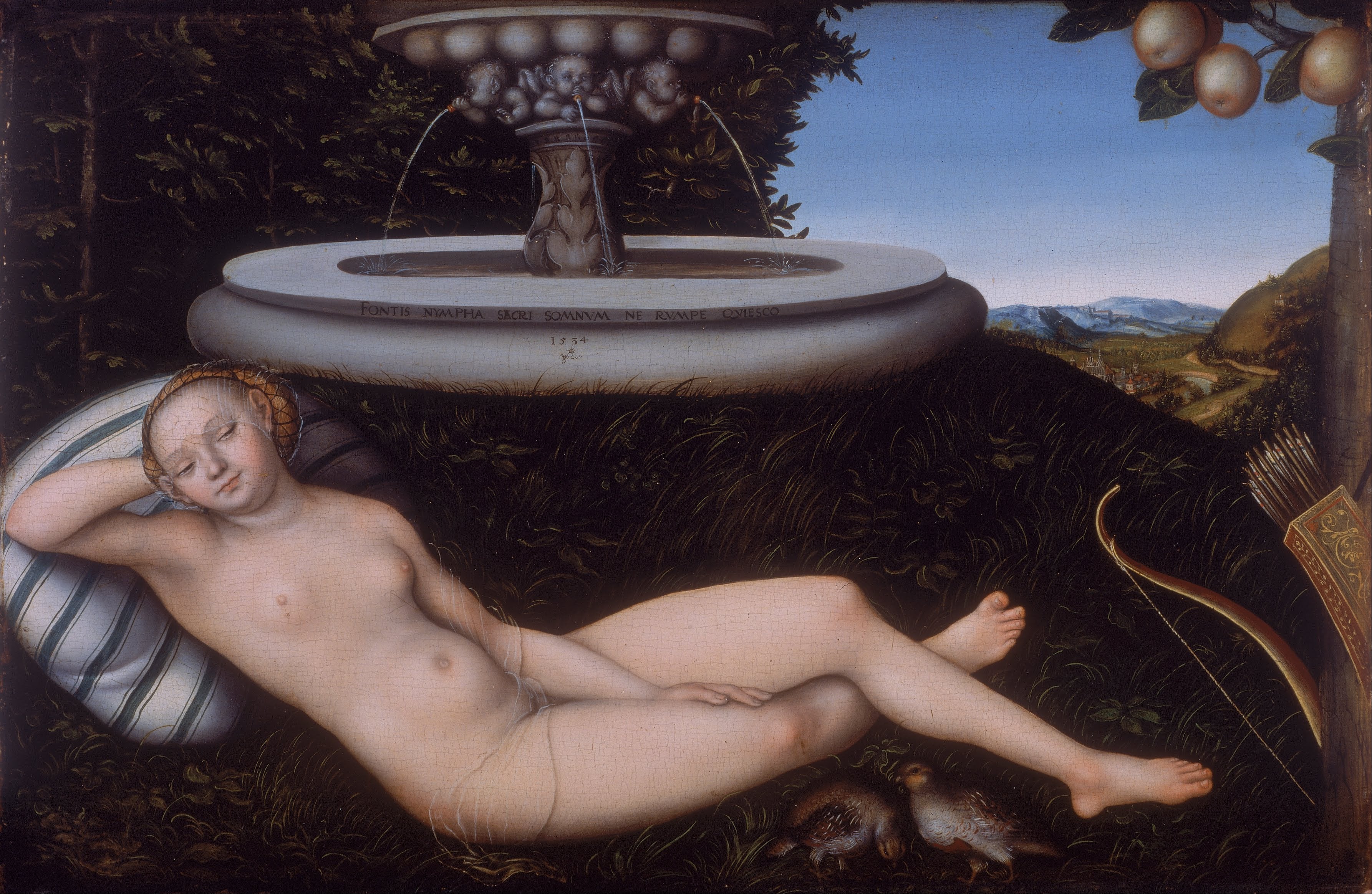 La Nymphe de la Fontaine - Lucas Cranach the Elder