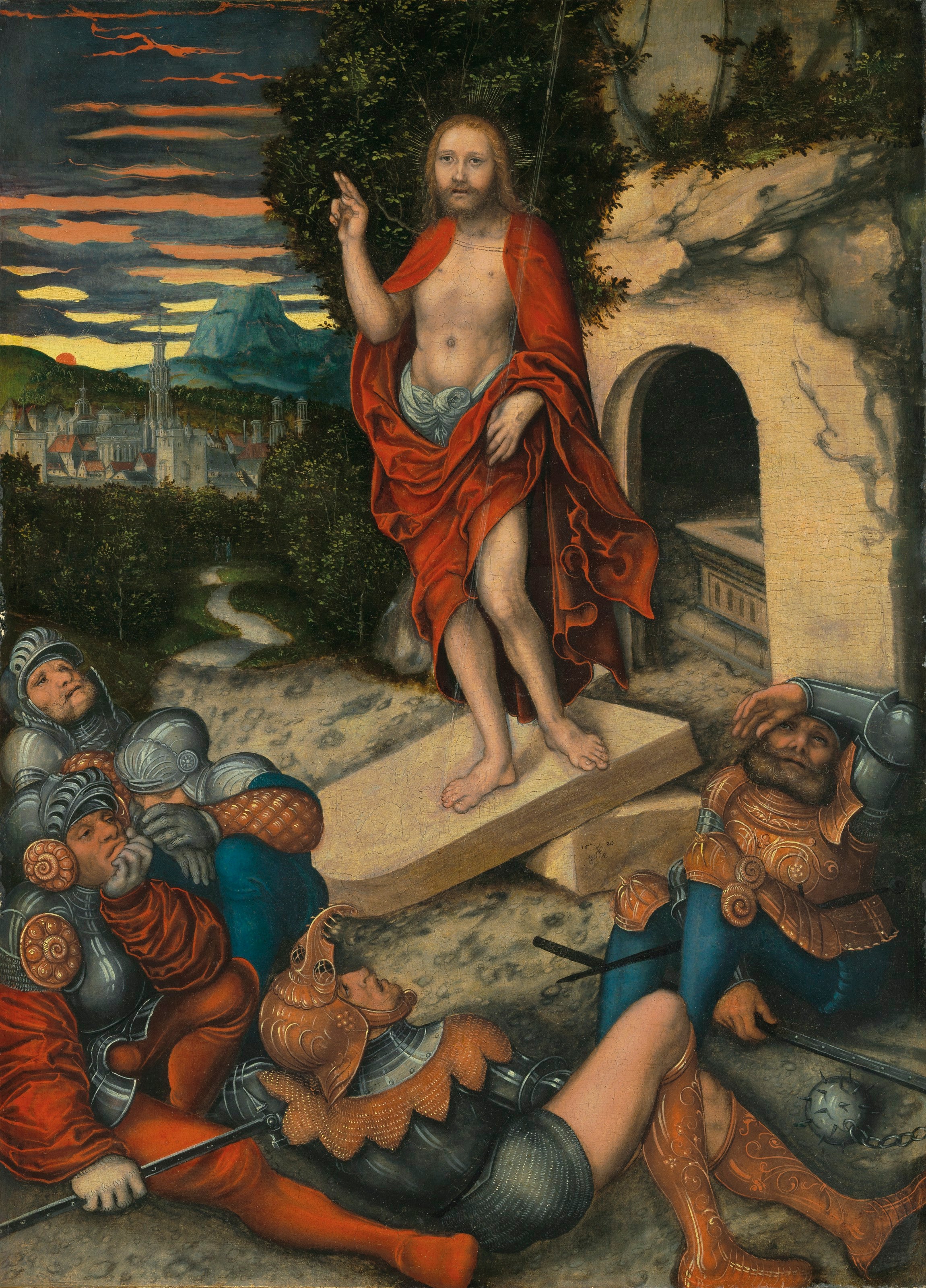 La résurrection du Christ - Lucas Cranach the Elder