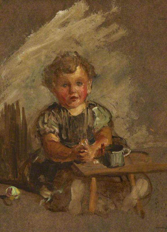 Étude pour « Le Veuf » - Luke Fildes