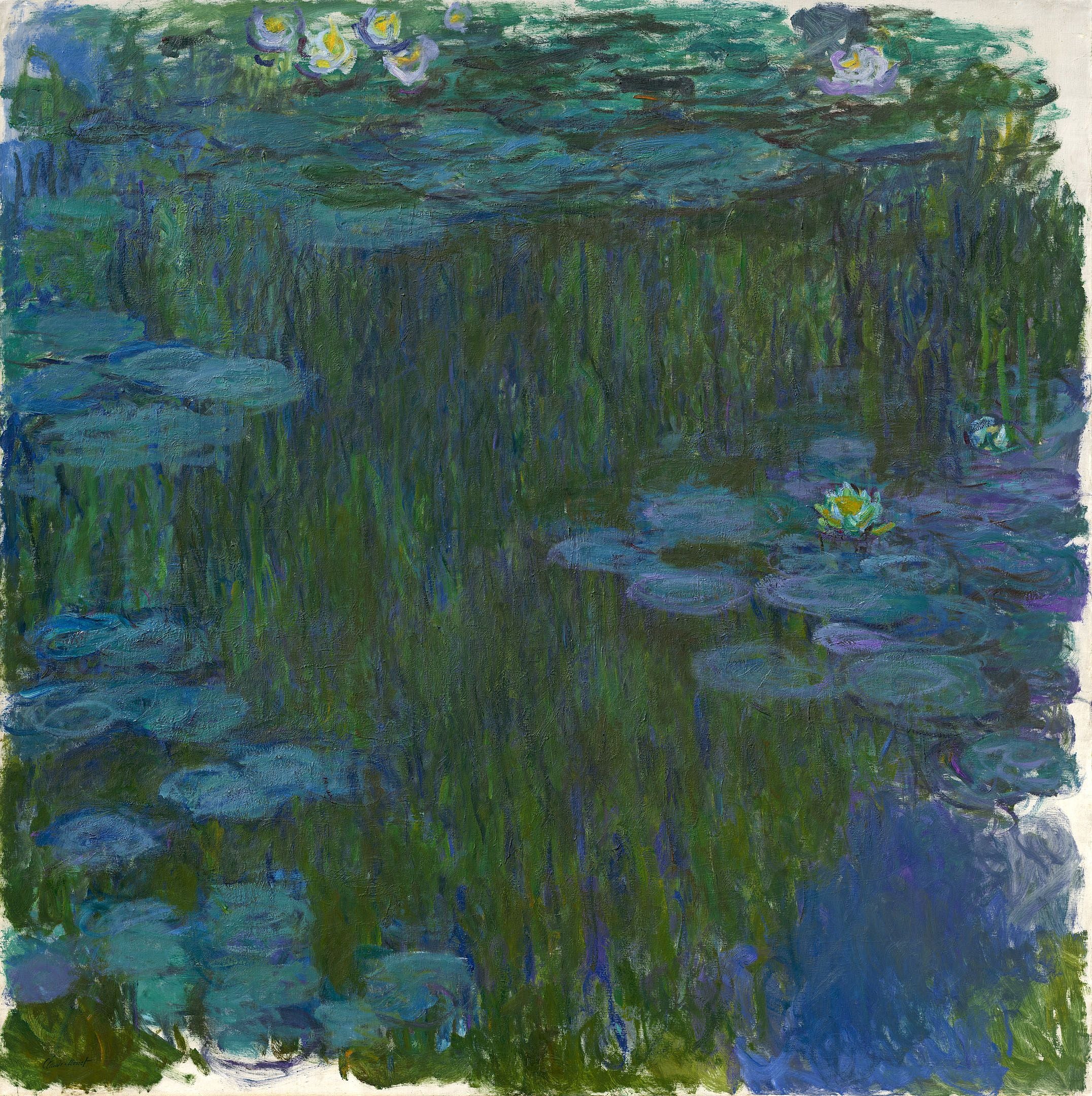 Reproduction du tableau « Nymphéas - Claude Monet » par Alpha Reproduction en peinture à l’huile