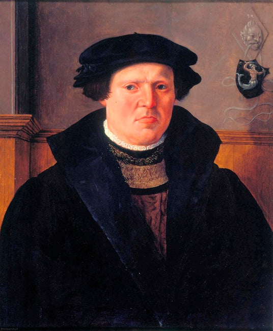Portrait d'un homme, probablement de la famille Meerman de Delft - Maarten van Heemskerck
