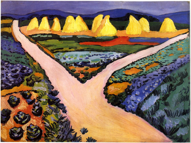 Овощные поля - Август Макке