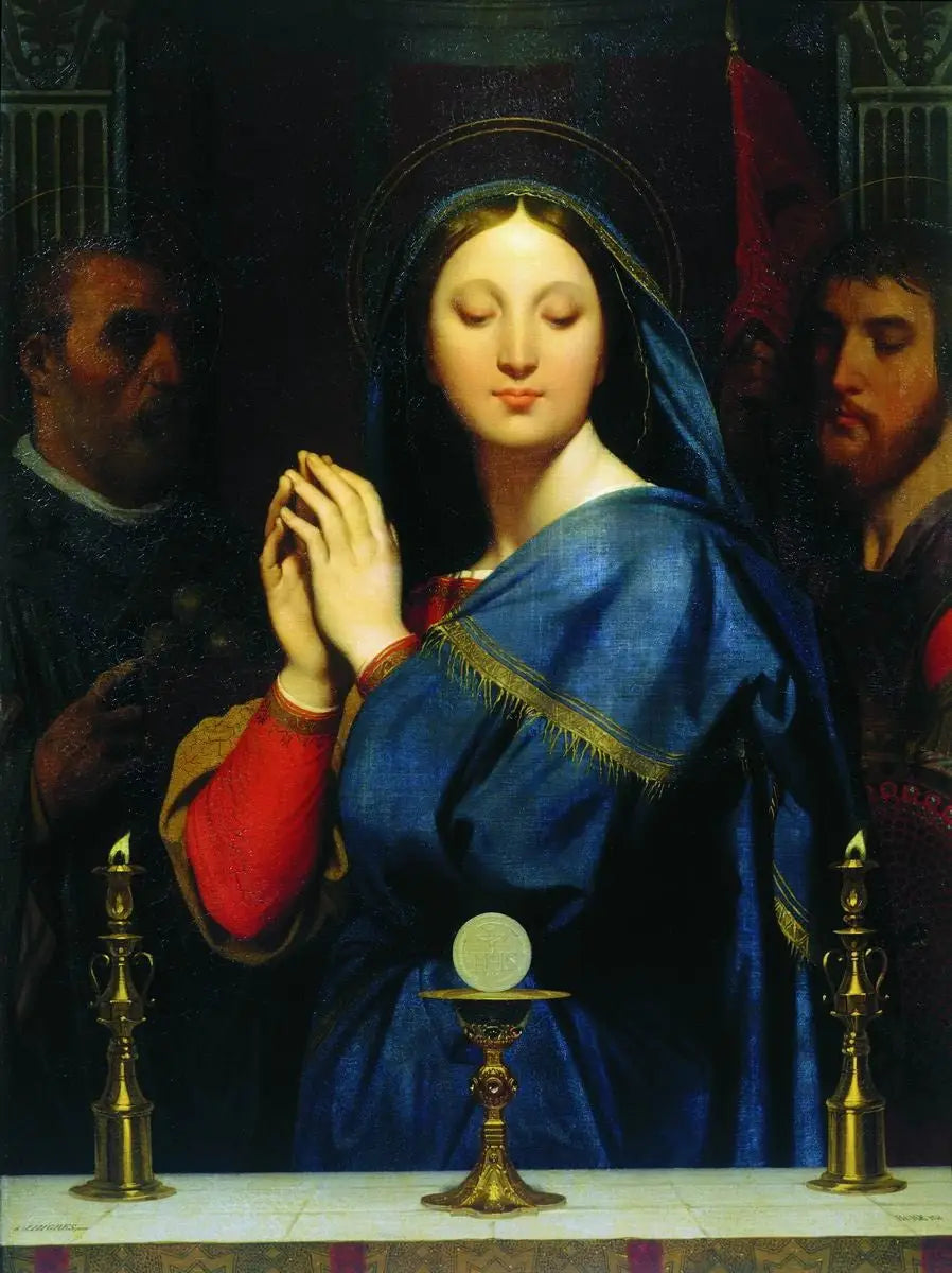 La Vierge adorant l’Hostie - Jean-Auguste-Dominique Ingres - Alpha Reproduction