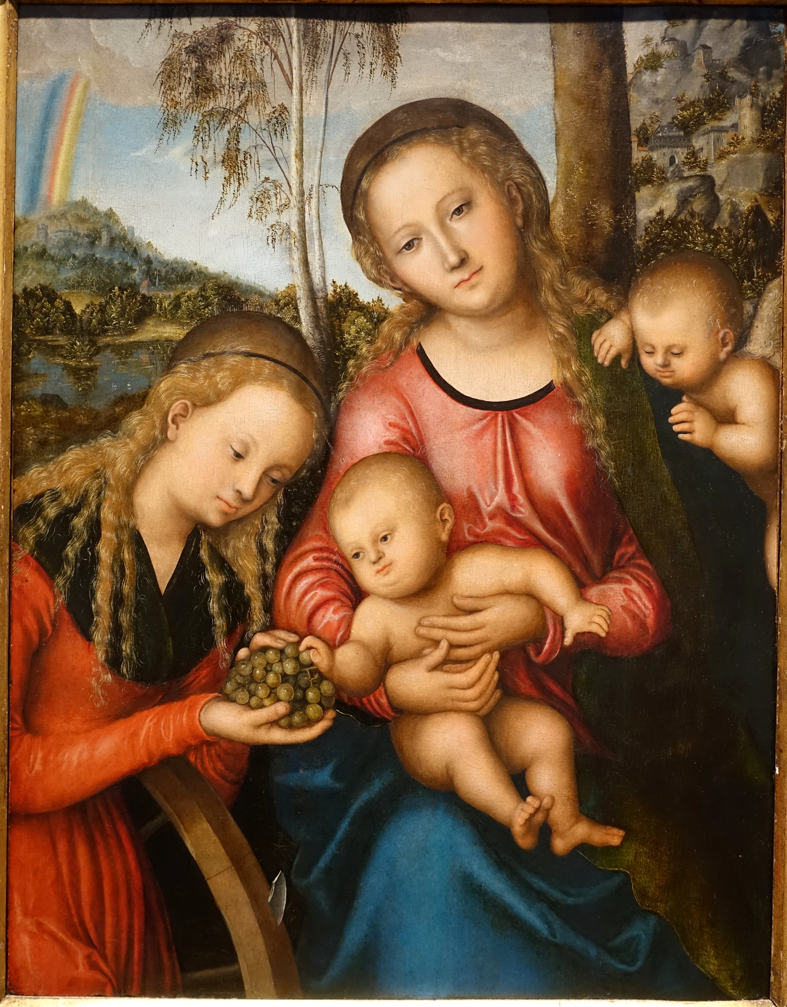 La Vierge à l'Enfant avec Sainte Catherine - Lucas Cranach the Elder