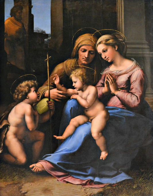 Reproduction du tableau « La Madone de l'Amour divin - Raphaël Sanzio » par Alpha Reproduction en peinture à l’huile