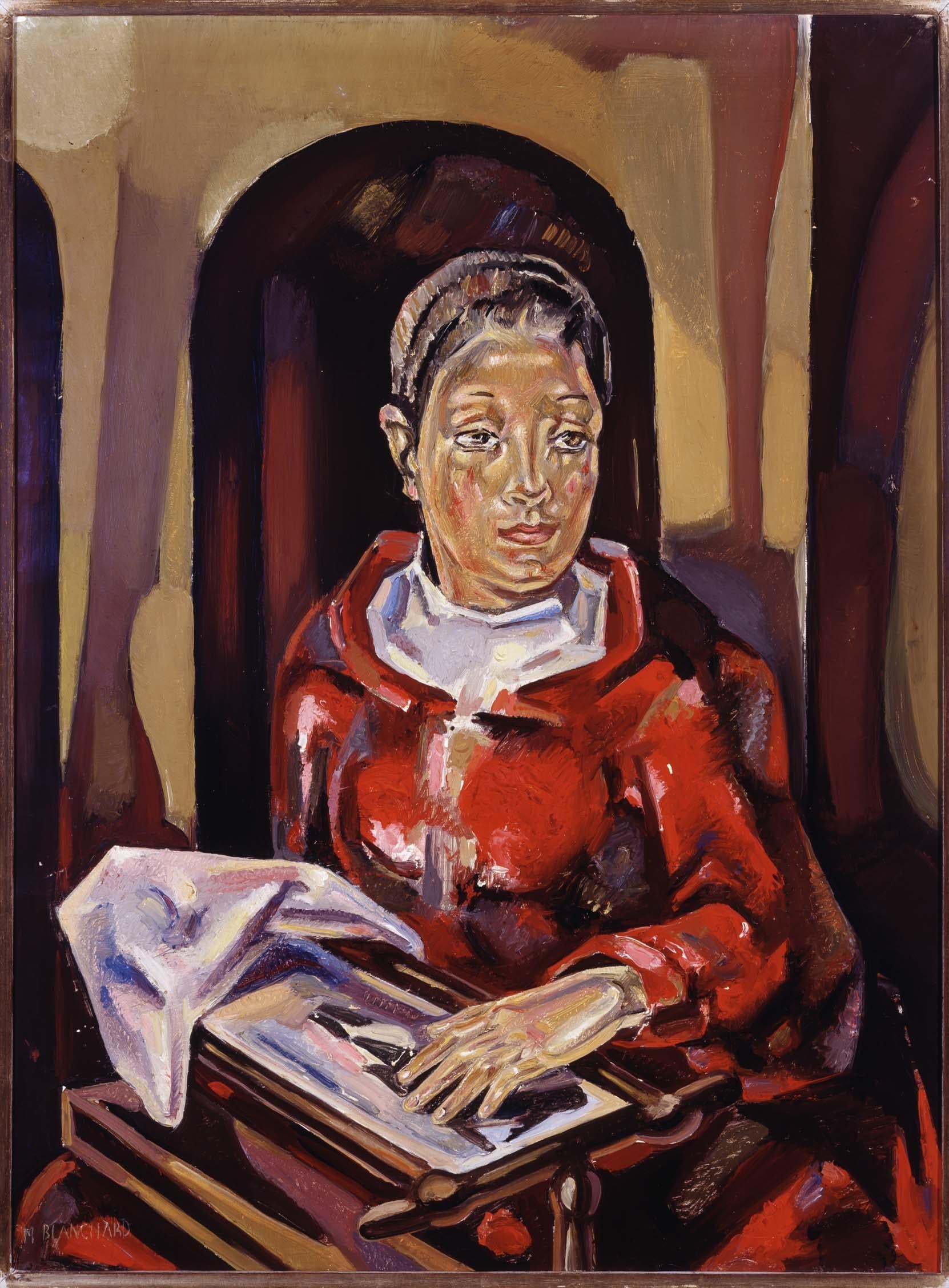 La brodeuse - María Blanchard