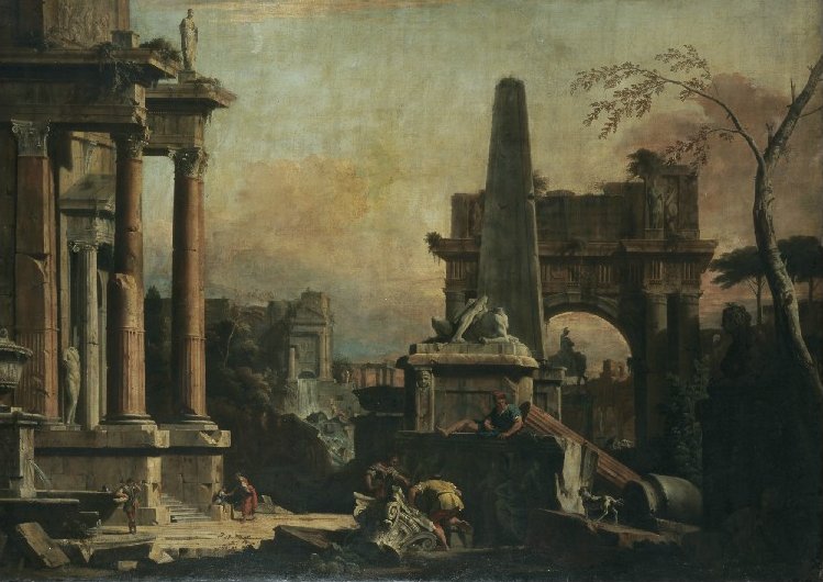 Un Capriccio de la Rome classique - Sebastiano Ricci