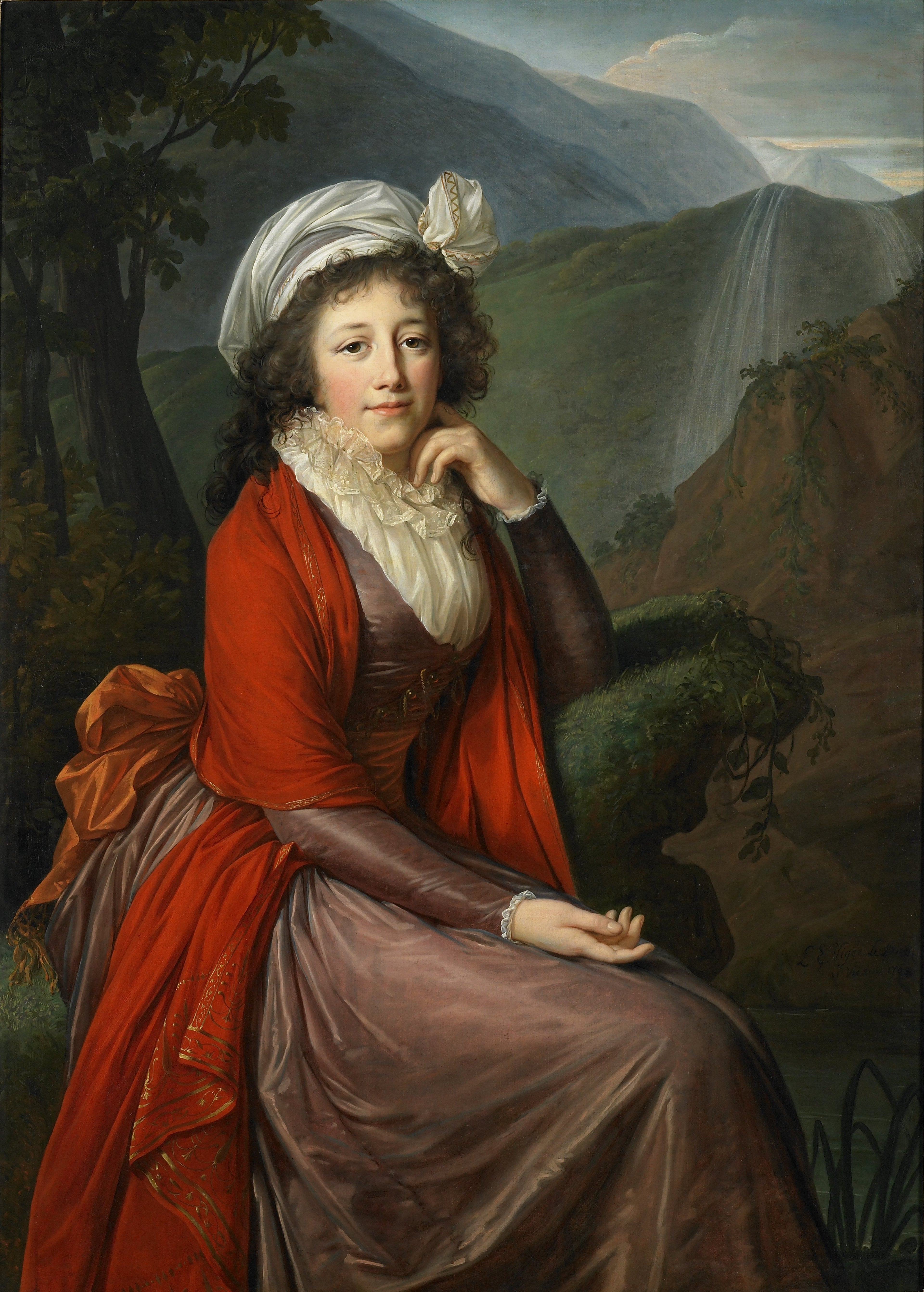 Portrait de la comtesse Maria Theresia Bucquoi, née Parr (1746-1818) - Élisabeth Vigée Le Brun