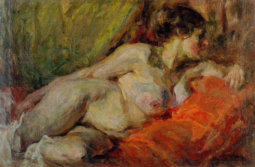 Nu, Matej Sternen, vers 1910, huile sur toile