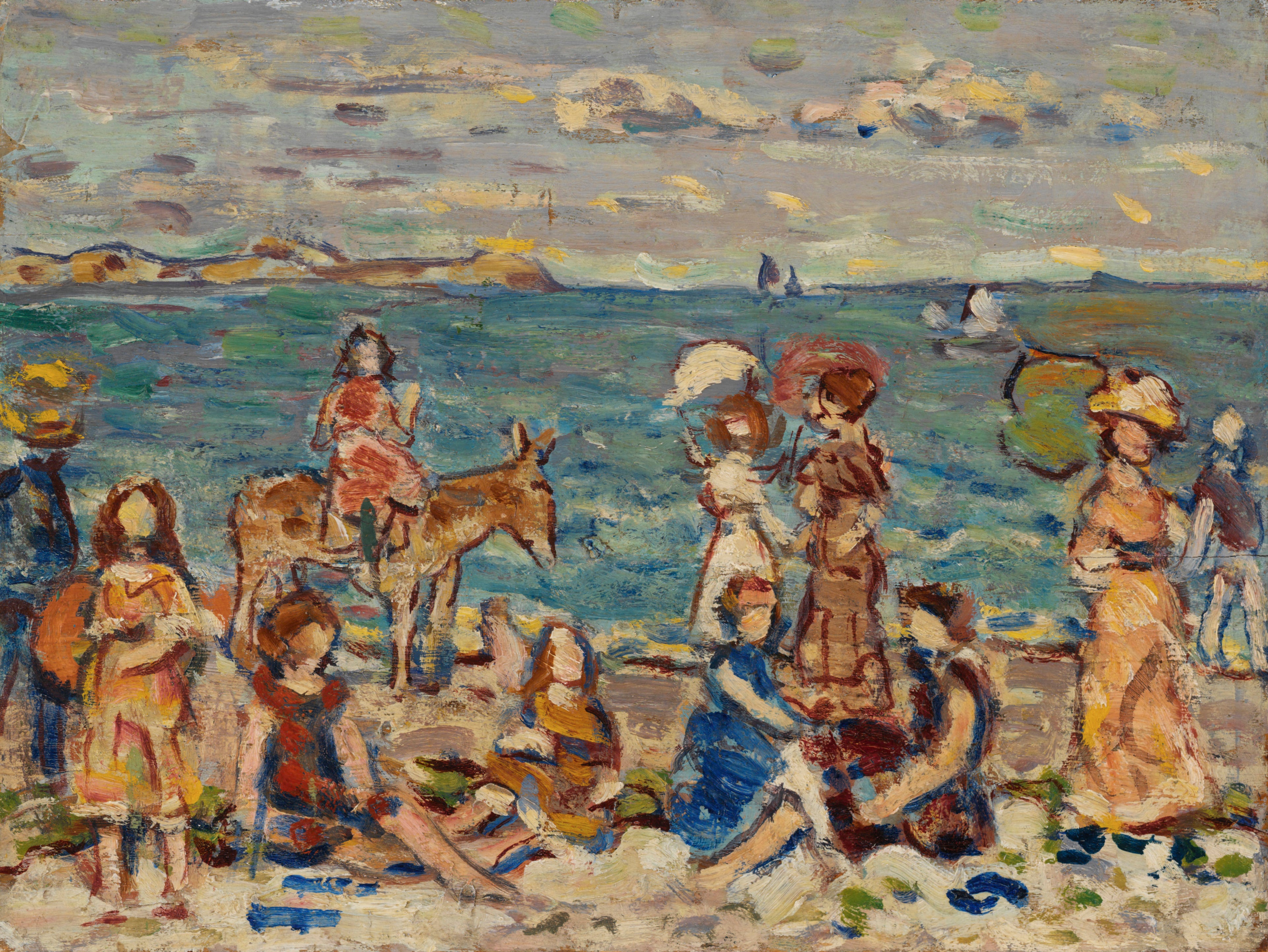 À la plage - Maurice Prendergast