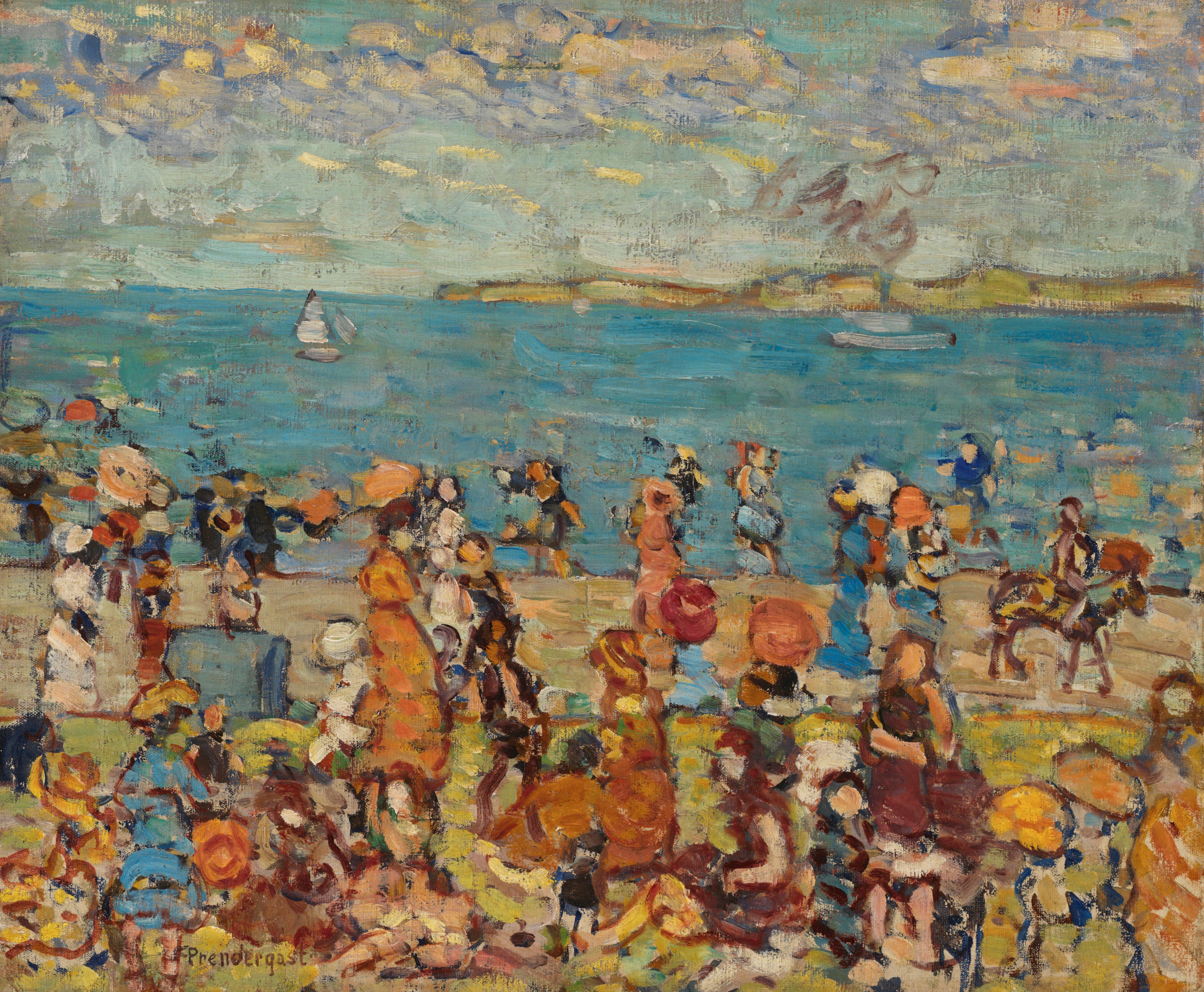 Scène de plage - Maurice Prendergast - Alpha Reproduction