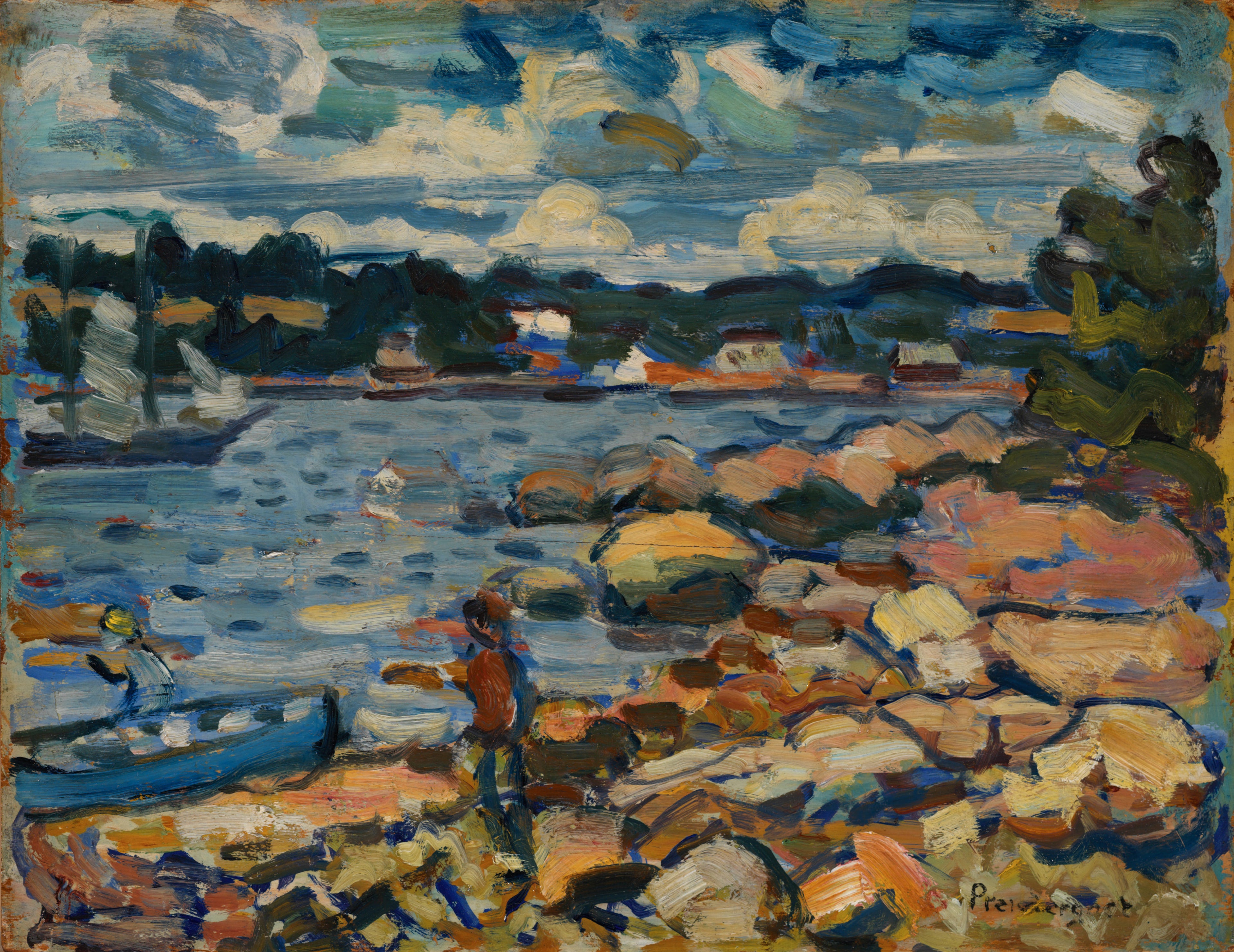 Brooksville Maine (rivière et rochers) - Maurice Prendergast - Alpha Reproduction