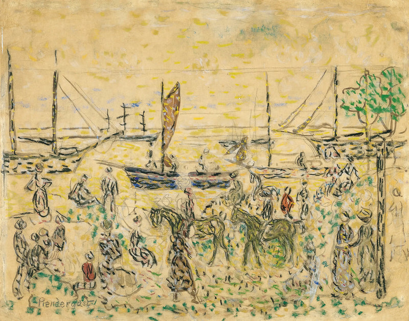 Берег — Морис Прендергаст