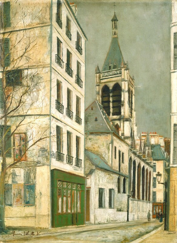 L'Église Saint-Séverin - Maurice Utrillo