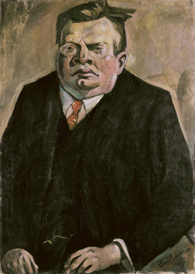 Portrait of Max Reger (1917) - Max Beckmann